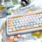 Seaside 104+8 / 16 / 41 MCA Profile Keycap Set Cherry MX PBT Dye-subbed for Mechanical Gaming Keyboard